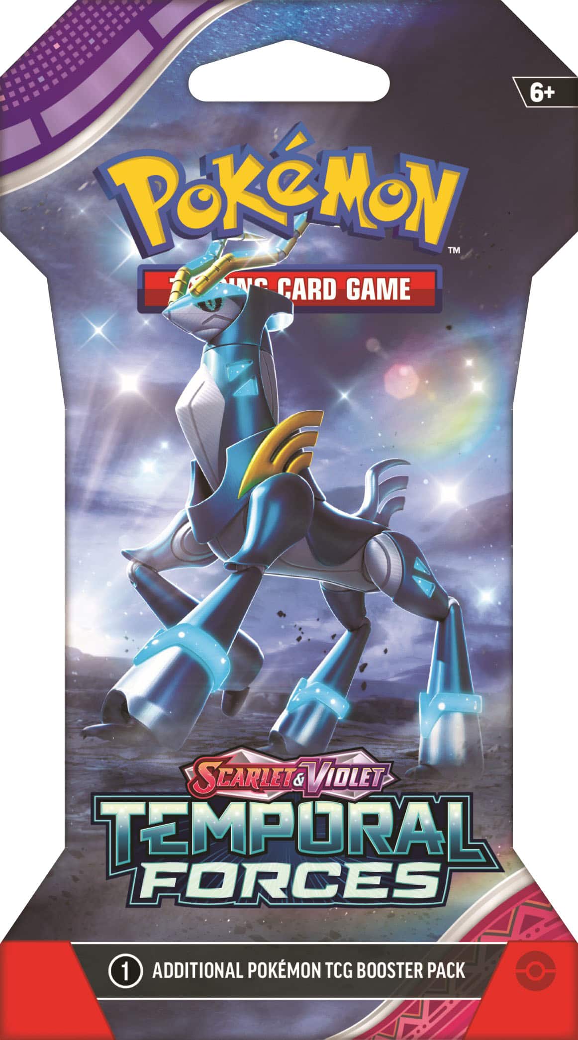 Angle. Pokémon - Pokémon TCG: Scarlet & Violet— Temporal Forces Sleeved Booster - Styles May Vary.