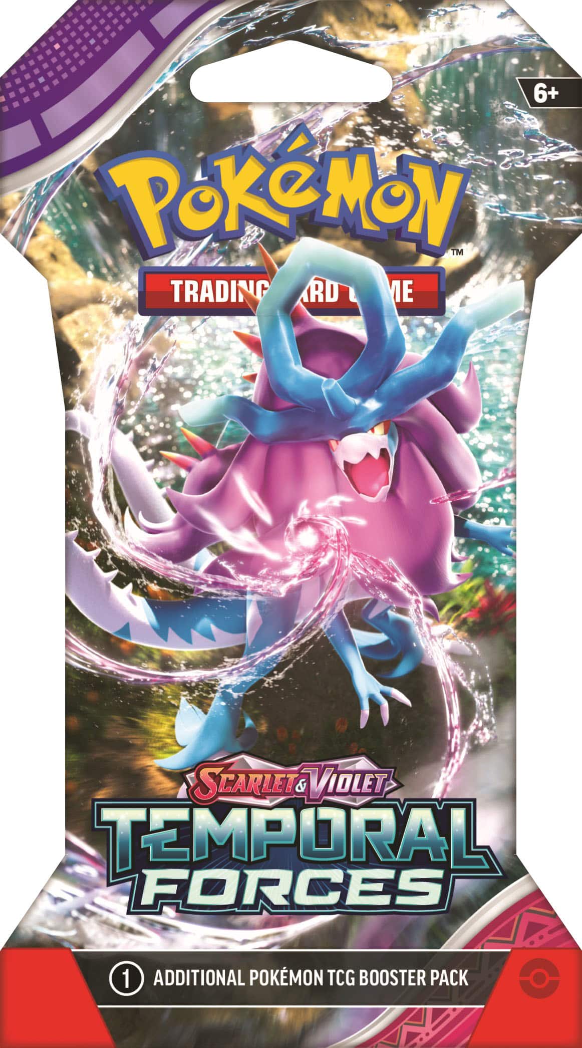 Alt View 12. Pokémon - Pokémon TCG: Scarlet & Violet— Temporal Forces Sleeved Booster - Styles May Vary.