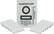 Front. GoPro - Antifog Inserts (12-Pack) - White.