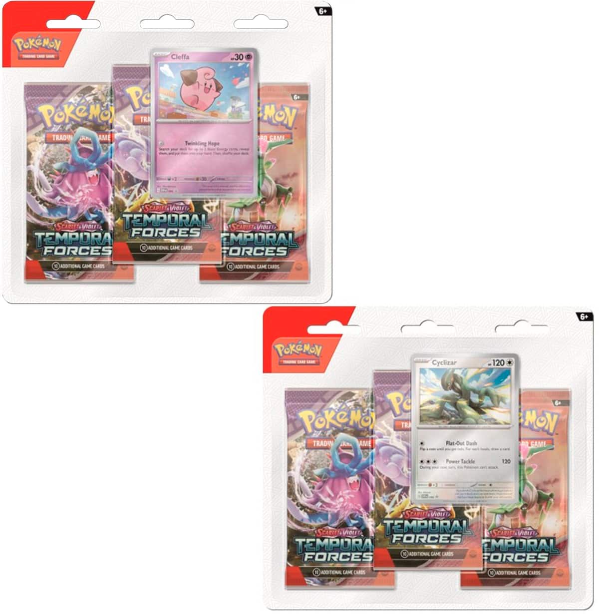 Pokémon - Trading Card Game: Scarlet & Violet— Temporal Forces 3pk Booster - Styles May Vary - Front_Zoom