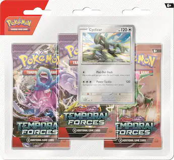pokmon trading card game scarlet & violet 3pk booster TCG Journey Together 3 Pack Blister PUSHAS Over 170 cards Pokemon Scarlet & Violet Temporal