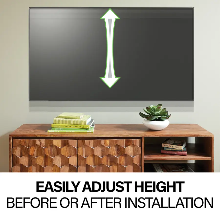 Easily Adjust Height Before or After Installation.