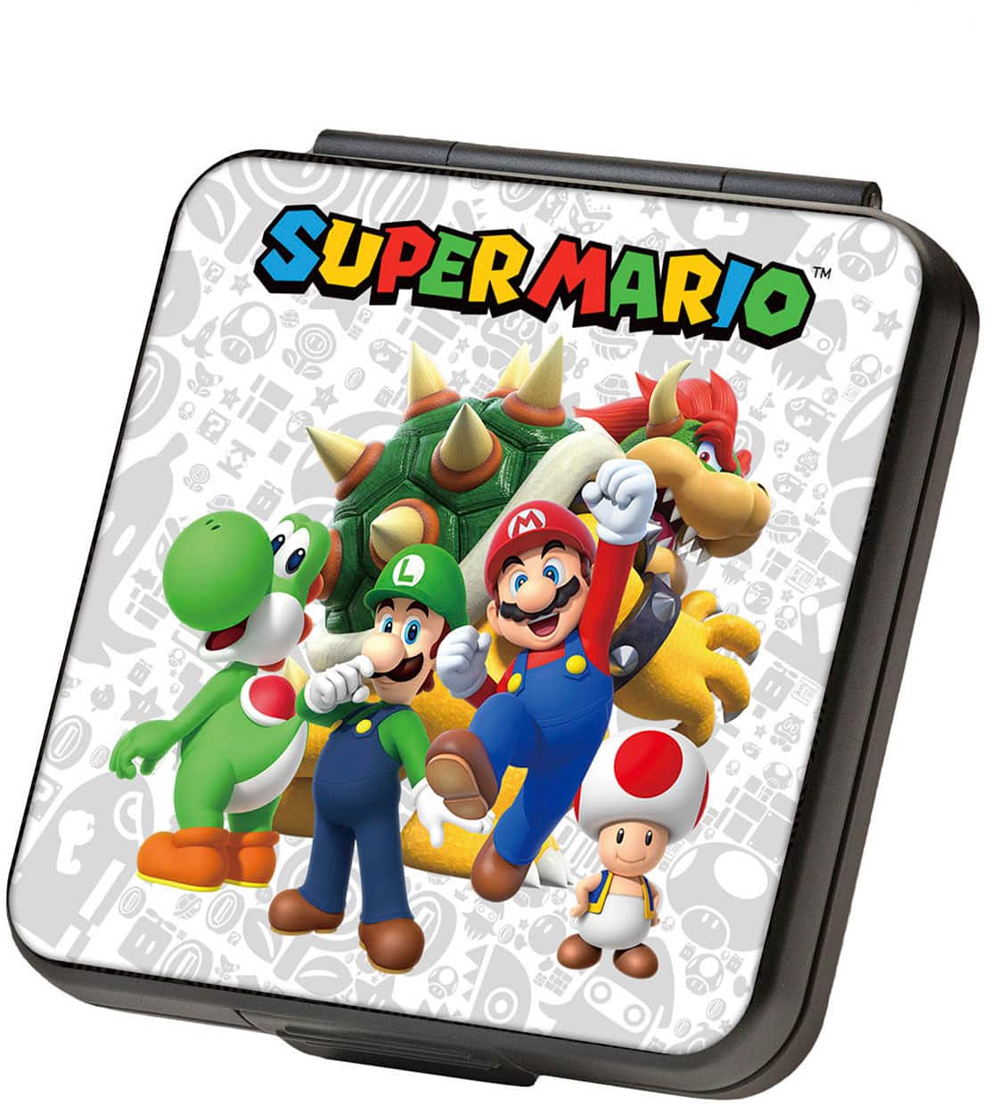 Alt View 12. RDS Industries - Nintendo Switch Game Traveler 12 Game Card Super Mario Case - Black.