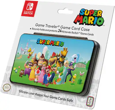 NSW Game Traveler 24 Game Card Super Mario Case NSW Game Traveler 24 Game Card Super Mario Case