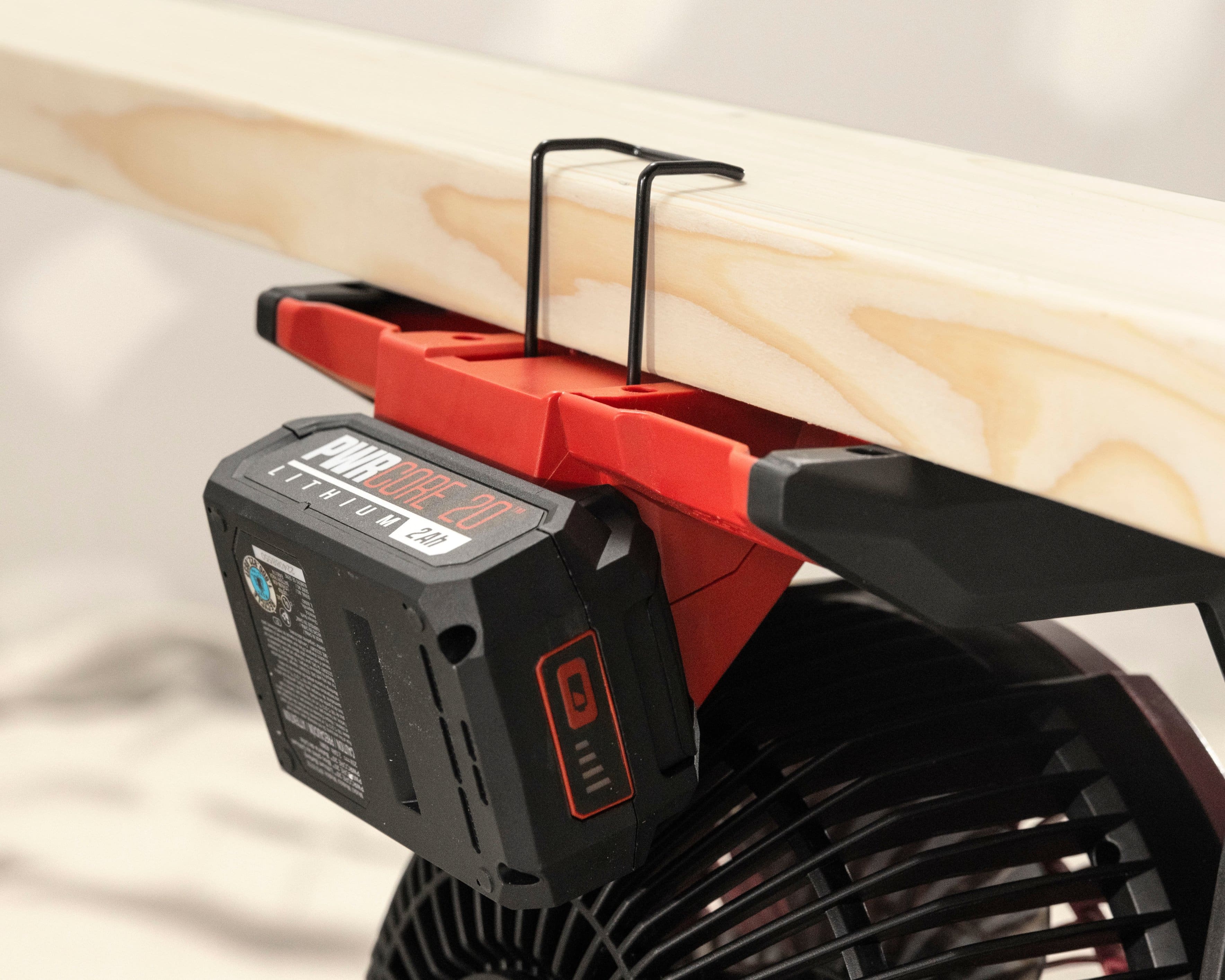 Alt View 14. Skil - SKIL 12/20V Multi Volt Brushless 7in. Fan, Tool Only - Red.