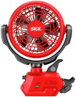 SKIL 12/20V Multi Volt Brushless 4in. Clamp Fan, Tool Only - Red - Front_Zoom