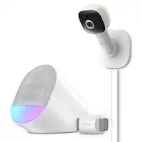 Hubble Connected - Guardian Cam Smart Connected Wi-Fi Enabled Baby Movement Wearable Monitor - White - Front_Zoom