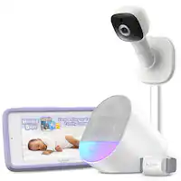 Hubble Connected - Guardian Pro Smart Wi-Fi Enabled Baby Movement Monitor - White - Front_Zoom