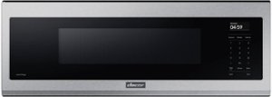 Dacor - 1.1 Cu. Ft. Over-The-Range 30" Slim Microwave with Sensor Cooking and Bar LED Lighting - Silver Stainless Steel - Front_Zoom
