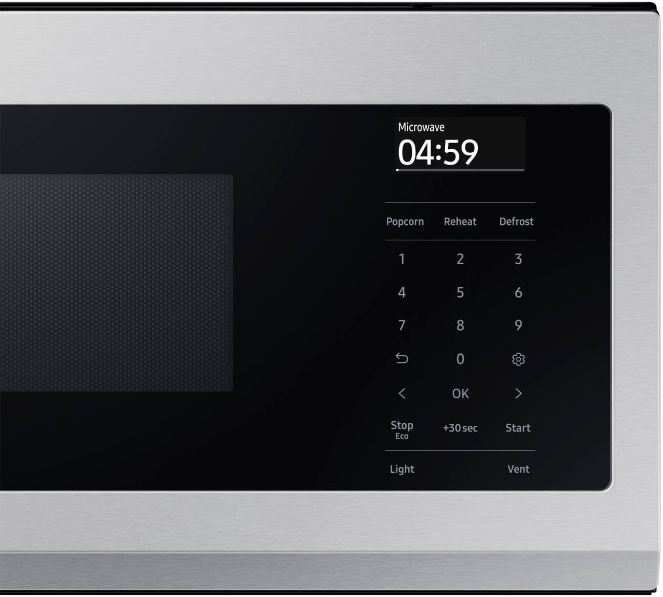 Alt View 12. Dacor - 1.1 Cu. Ft. Over-The-Range 30" Slim Microwave with Sensor Cooking and Bar LED Lighting - Silver Stainless Steel.