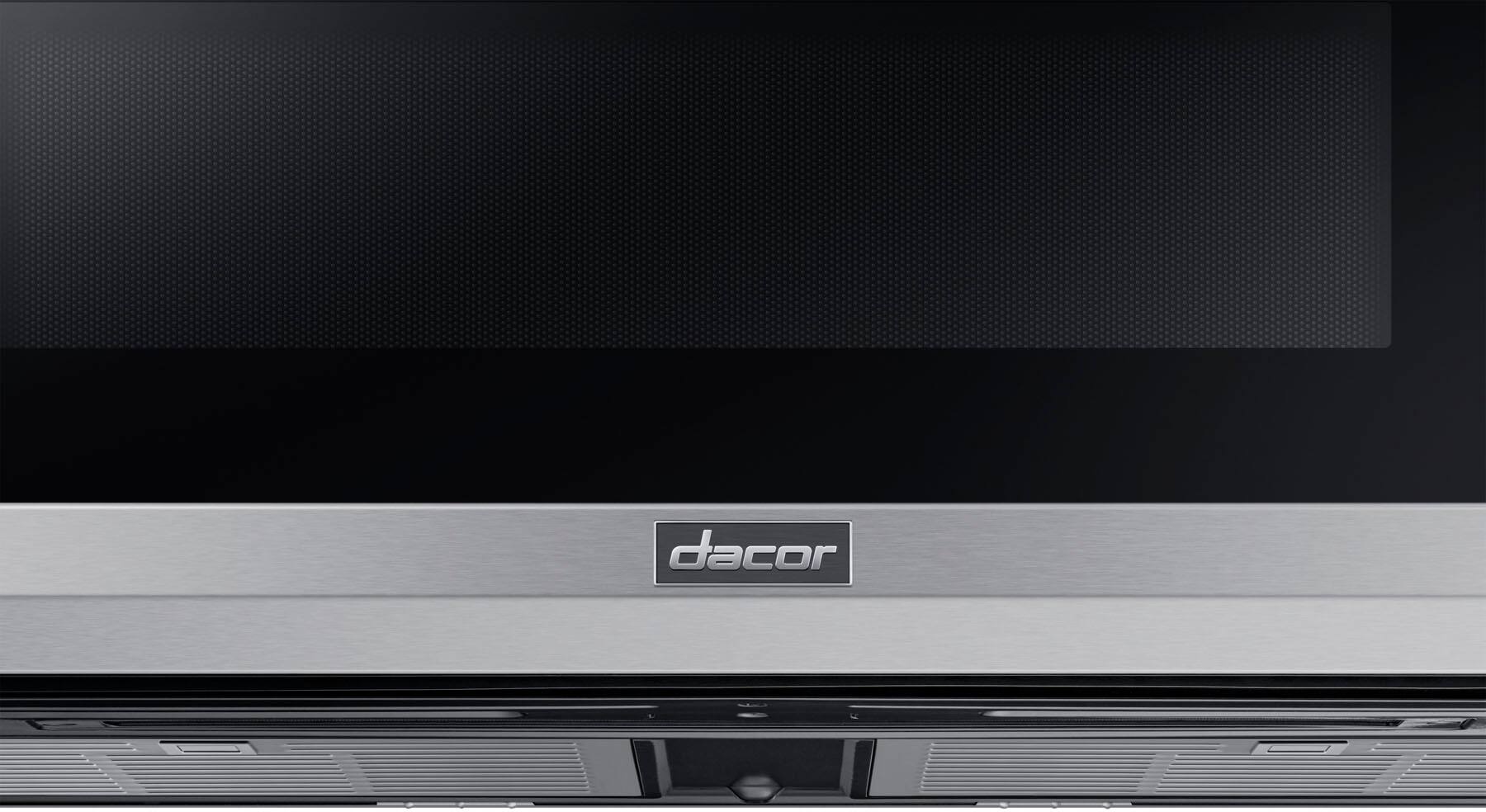 Alt View 15. Dacor - 1.1 Cu. Ft. Over-The-Range 30" Slim Microwave with Sensor Cooking and Bar LED Lighting - Silver Stainless Steel.