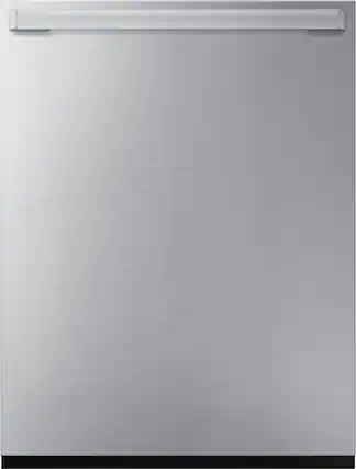 Front. Dacor - 24" Dishwasher Panel Kit for Dacor Dishwashers DDW24G* - Silver Stainless Steel.