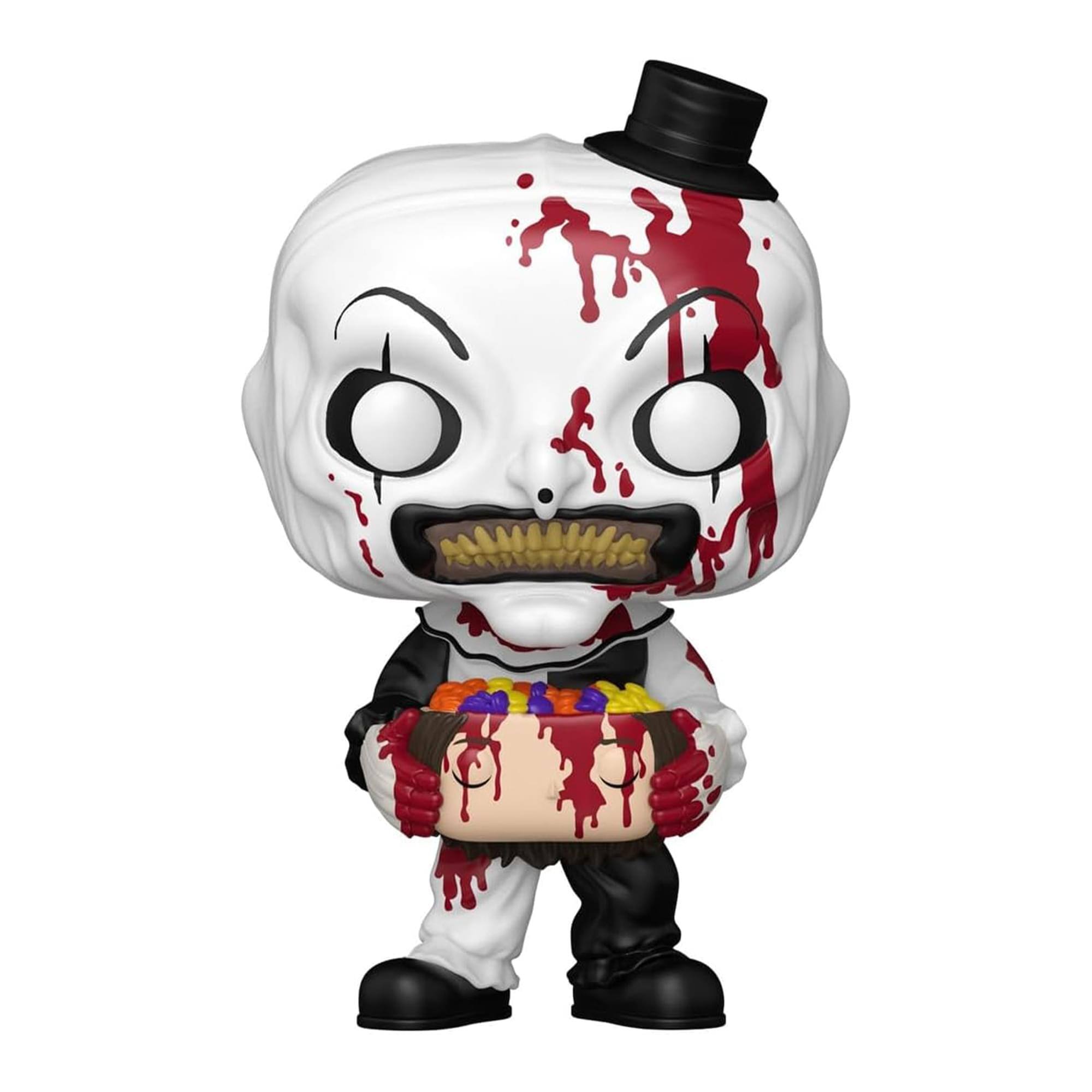 Alt View 10. Funko - Terrifier Art the Clown with Head Funko Pop! Vinyl Figure #1 - Multi-Colored.