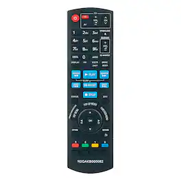 WINFLIKE - N2QAKB000082 Replacement Remote fit for Panasonic Blu-ray Disc Player DMP-BD65 Dmp-bd45 - Black