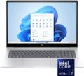 Angle. HP - Envy 17.3" Full HD Touch-Screen Laptop - Intel Core Ultra 7 - 16GB Memory - 1TB SSD - Glacier Silver.
