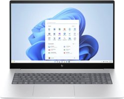 HP - Envy 17.3" Full HD Touch-Screen Laptop - Intel Core Ultra 7 - 16GB Memory - 1TB SSD - Glacier Silver - Front_Zoom