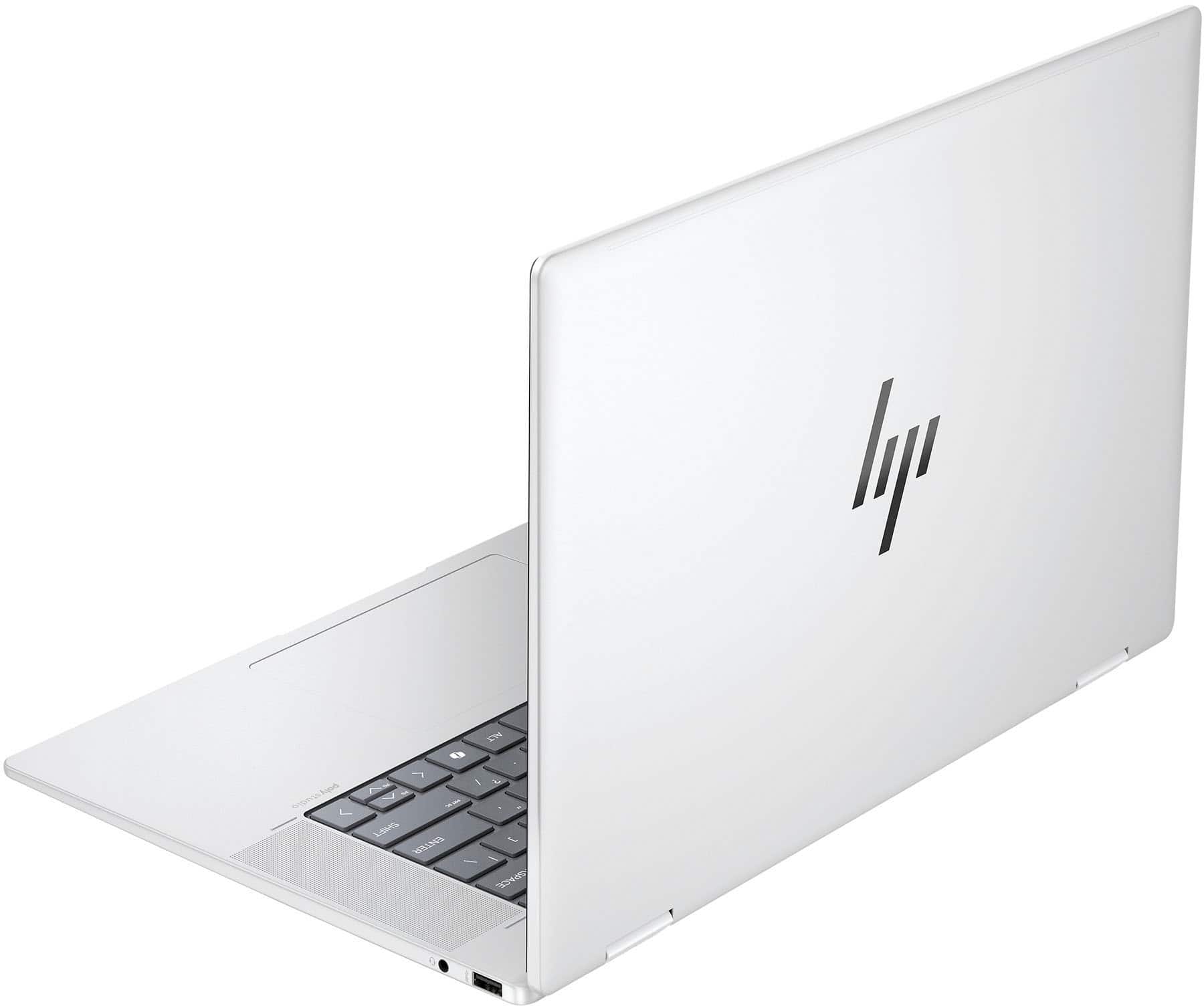 Alt View 3. HP - Envy 2-in-1 16" Wide Ultra XGA Touch-Screen Laptop - Intel Core Ultra 7 - 32GB Memory - 2TB SSD - Glacier Silver.