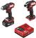 Front. Skil - SKIL PWRCORE 20 Brushless 20V Compact Drill Driver and Impact Driver Kit - black/Red.