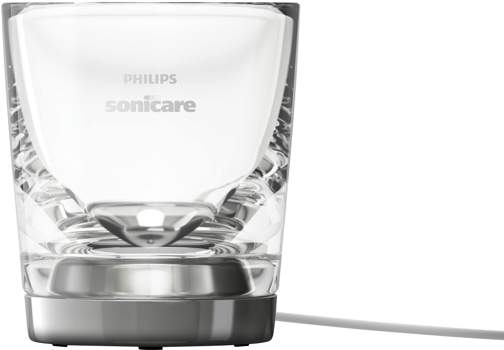 Alt View 30. Philips Sonicare - Philips Sonicare DiamondClean Smart Electric, Rechargeable Toothbrush for Complete Oral Care – 9300 Series - White.