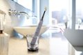 Alt View 12. Philips Sonicare - Philips Sonicare DiamondClean Smart Electric, Rechargeable Toothbrush for Complete Oral Care – 9300 Series - Grey.