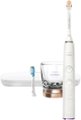 Left Zoom. Philips Sonicare DiamondClean Smart Electric, Rechargeable Toothbrush for Complete Oral Care  - 9300 Series - Rose Gold.