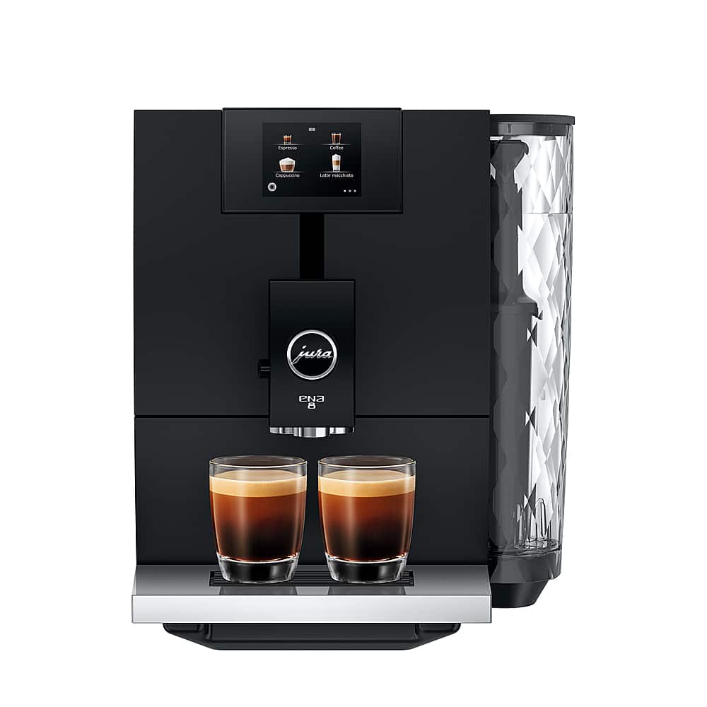 Alt View 11. Jura - ENA 8 Single Serve Coffee Maker with Touchscreen - Full Metropolitan Black.