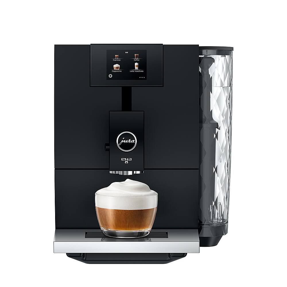 Alt View 12. Jura - ENA 8 Single Serve Coffee Maker with Touchscreen - Full Metropolitan Black.
