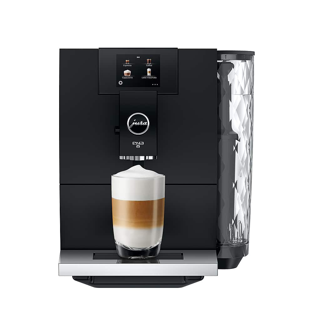 Alt View 14. Jura - ENA 8 Single Serve Coffee Maker with Touchscreen - Full Metropolitan Black.