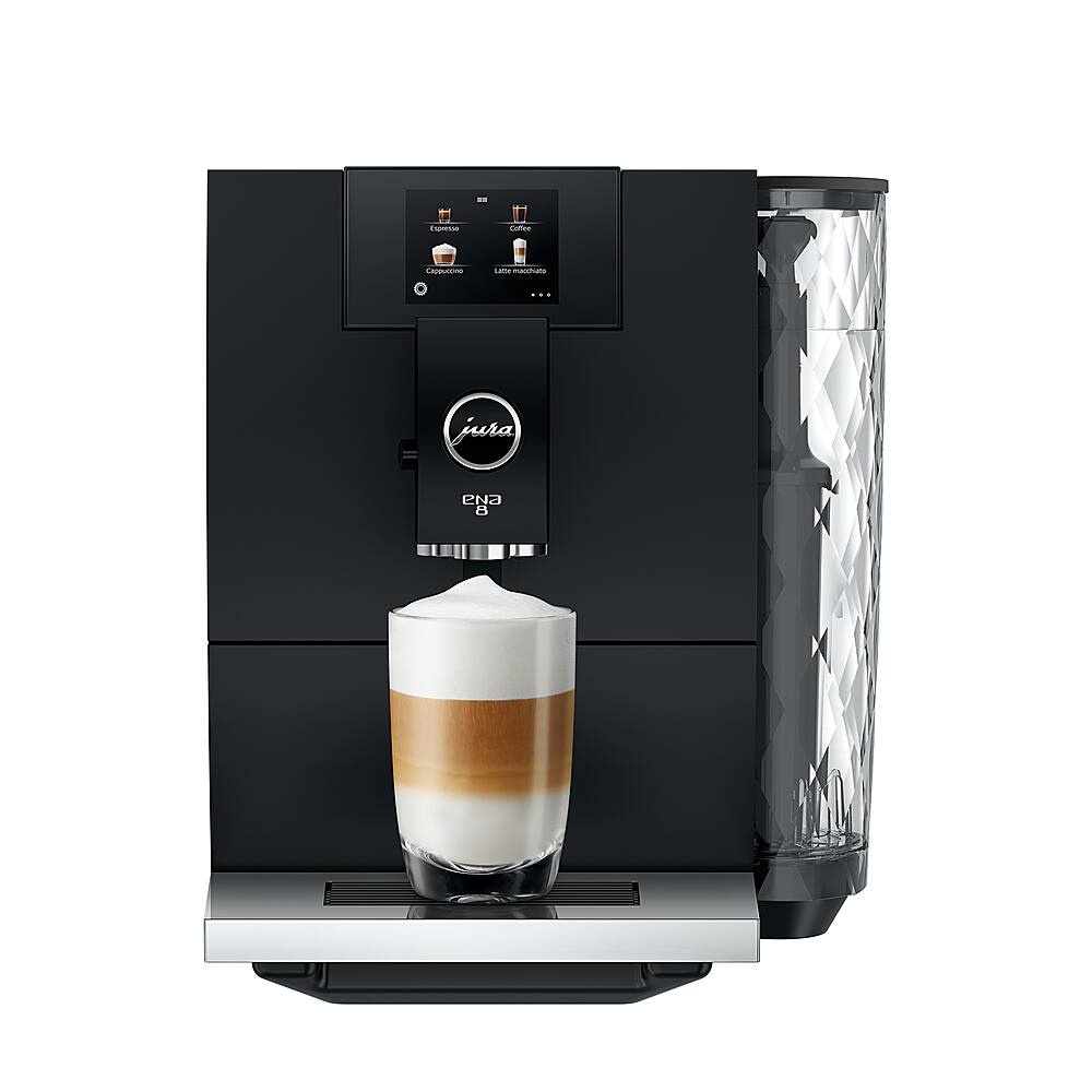 Alt View 14. Jura - ENA 8 Single Serve Coffee Maker with Touchscreen - Full Metropolitan Black.
