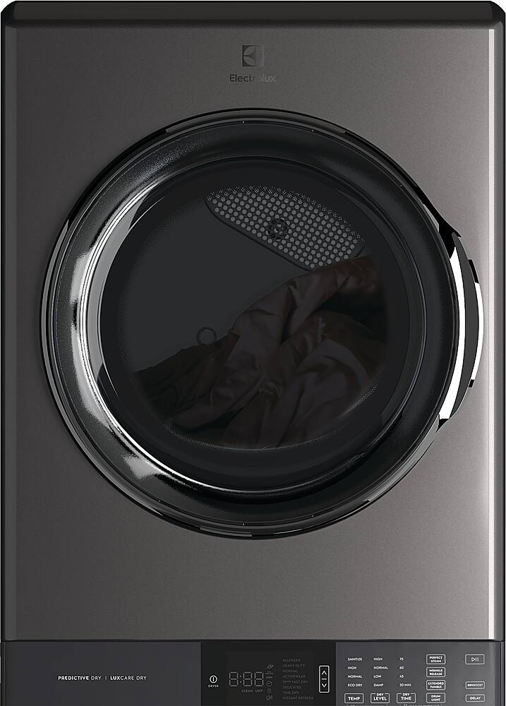 Alt View 11. Electrolux - Laundry Tower Single Unit Front Load 4.5 Cu. Ft. Washer & 8 Cu. Ft. Electric Dryer - Titanium.