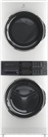 Electrolux - Laundry Tower Single Unit Front Load 4.5 Cu. Ft. Washer & 8 Cu. Ft. Gas Dryer - White - Front_Zoom