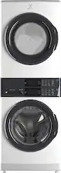 Electrolux - Laundry Tower Single Unit Front Load 4.4 Cu. Ft. Washer & 8 Cu. Ft. Electric Dryer - White - Front_Zoom