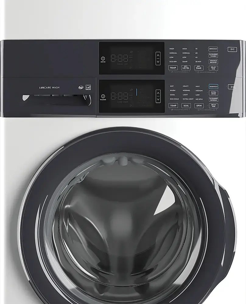 Alt View 12. Electrolux - Laundry Tower Single Unit Front Load 4.4 Cu. Ft. Washer & 8 Cu. Ft. Gas Dryer - White.