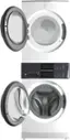Alt View 1. Electrolux - Laundry Tower Single Unit Front Load 4.4 Cu. Ft. Washer & 8 Cu. Ft. Gas Dryer - White.