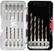 Front. Skil - SKIL 15pc Hex Shank Twist Drill Bit Set - black/red.