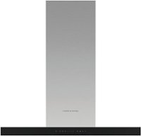 Fisher & Paykel - 36 in Box Chimney Externally  Vented Range Hood - Stainless Steel - Front_Zoom
