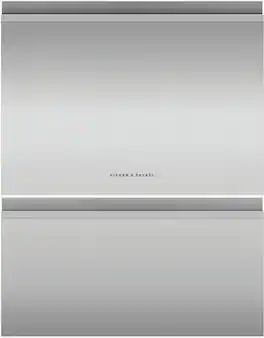 Fisher & Paykel - Door Panel for Fisher and Paykel Double DishDrawers - Brushed Stainless Steel