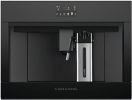 Fisher & Paykel - Minimal  Single Serve 13 Function Touch Display Coffee Maker - Black - Front_Zoom