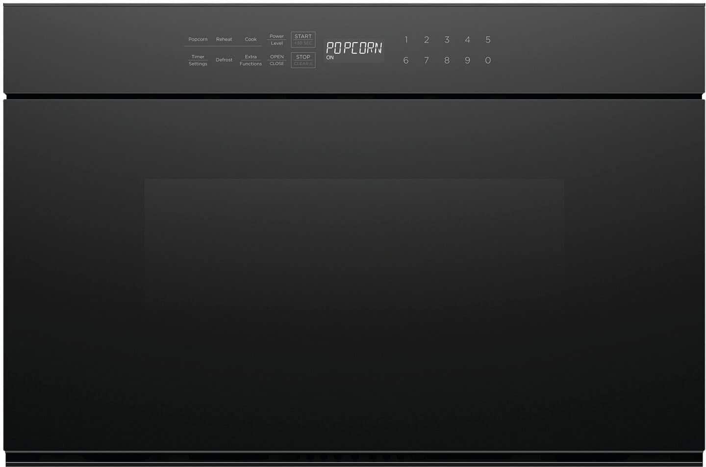 Fisher & Paykel - 1.2 Cu. Ft. Built-In Microwave Drawer with Sensor Cooking - Black - Front_Zoom