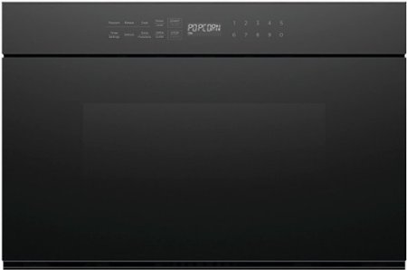 Fisher & Paykel - 1.2 Cu. Ft. Built-In Microwave Drawer with Sensor Cooking - Black