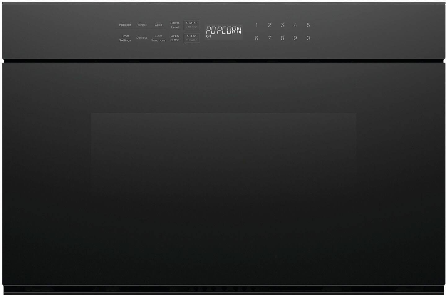 Fisher & Paykel - 1.2 Cu. Ft. Built-In Microwave Drawer with Sensor Cooking - Black