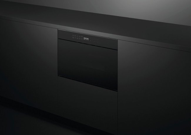 Fisher & Paykel - 1.2 Cu. Ft. Built-In Microwave Drawer with Sensor Cooking - Black_1