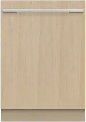 Fisher & Paykel - 24-in Top Control Built-in Dishwasher - Custom Panel Ready - Front_Zoom
