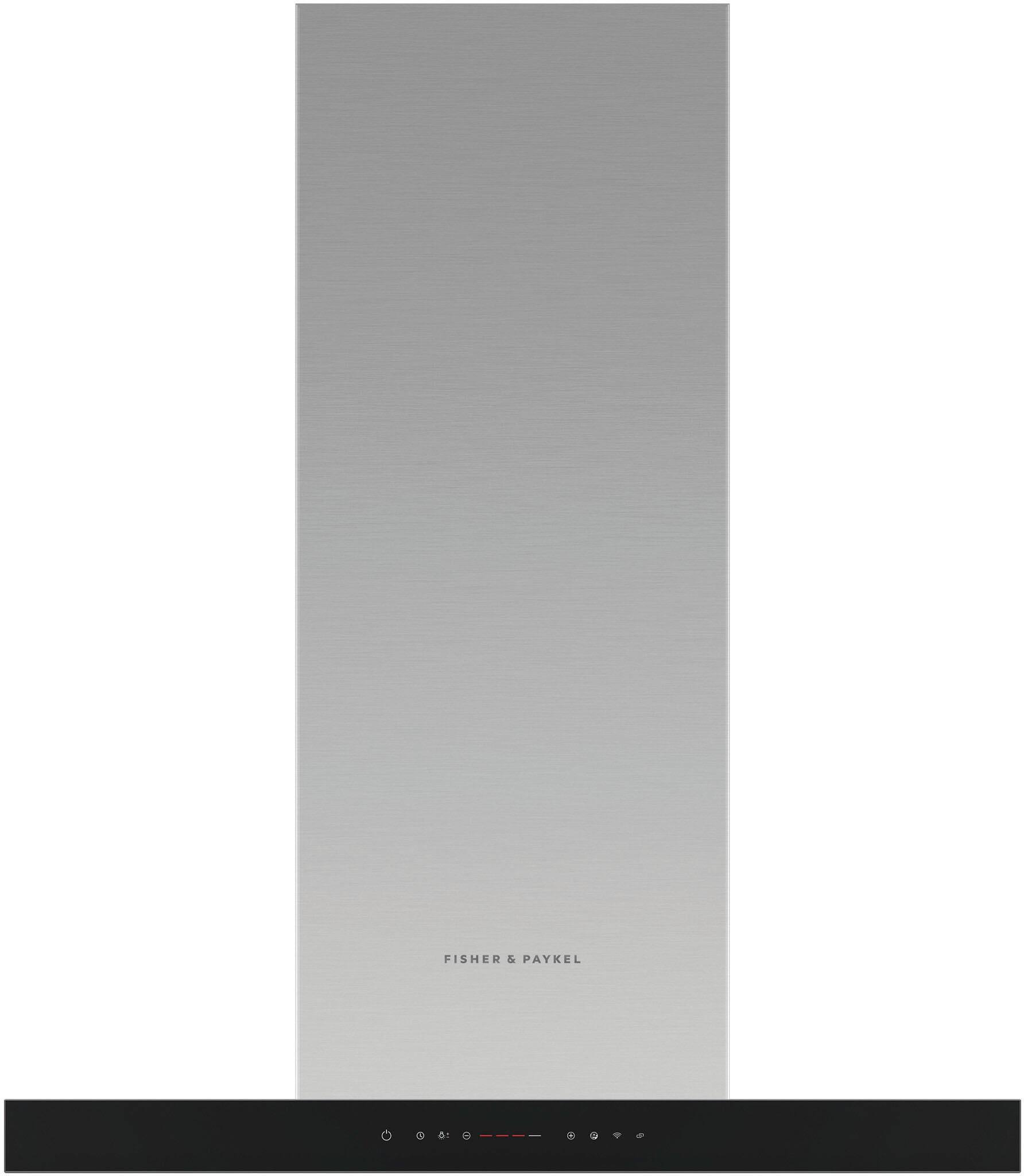 Fisher & Paykel - 30 inches - Externally Vented & Convertible - Wall Range Hood - Stainless Steel