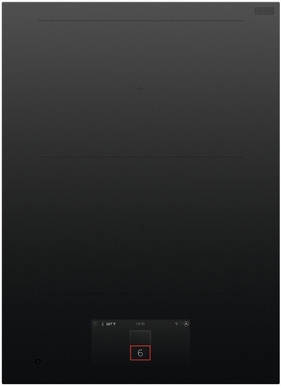 Front. Fisher & Paykel - 15" Primary Modular Electric Cooktop, 2 Burners - Black.