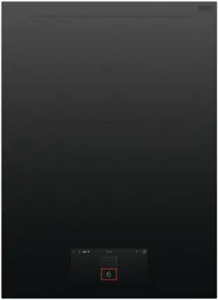 Front. Fisher & Paykel - 15" Primary Modular Electric Cooktop, 2 Burners - Black.