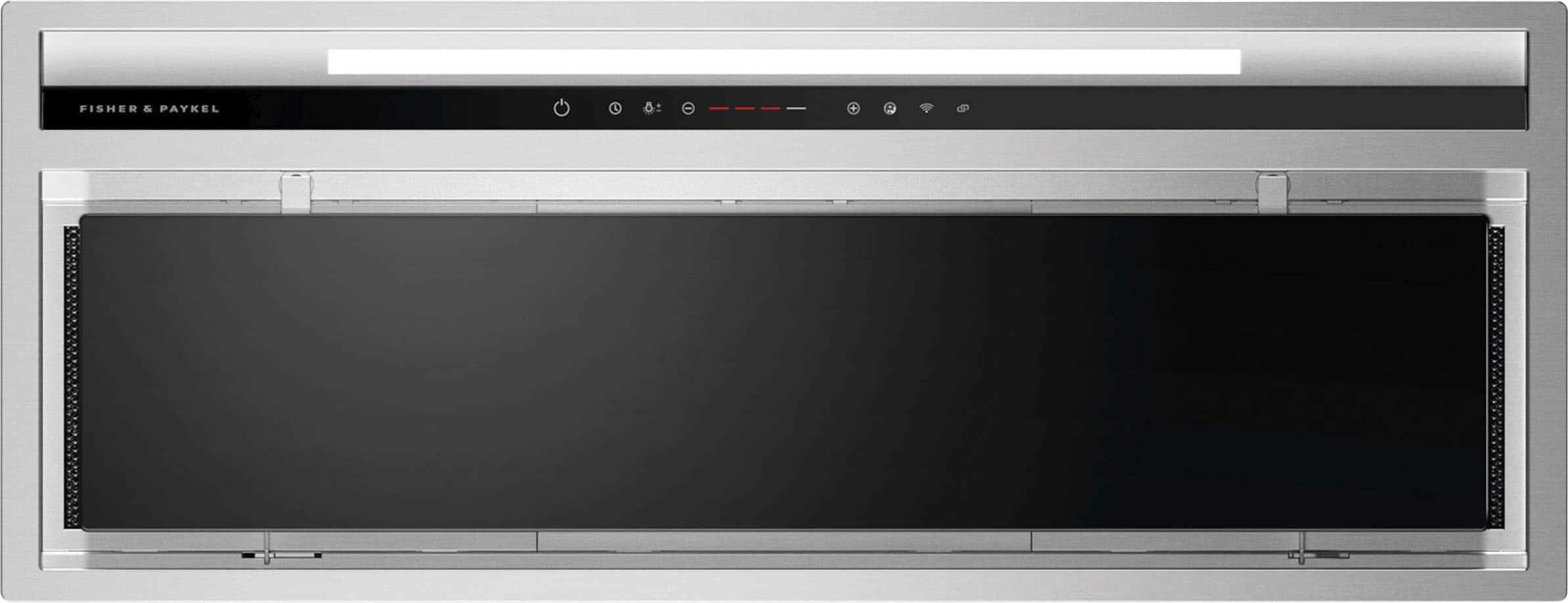 Fisher & Paykel - 30 inches - Convertible - Range Hood Insert - Stainless Steel - Front_Zoom