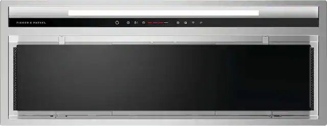 Front. Fisher & Paykel - 30 in Recirculationg Insert Range Hood - Stainless.