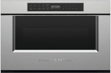Fisher & Paykel - 1.2 Cu. Ft. Built-In Stainless Steel Microwave Drawer with Sensor Cooking - Stainless Steel - Front_Zoom