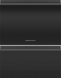 Fisher & Paykel - Door Panel for Fisher and Paykel Double DishDrawers - Matte Black - Front_Zoom